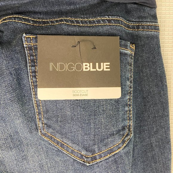 Motherhood Maternity Indigo Blue Boot Cut Medium - Picture 10 of 12